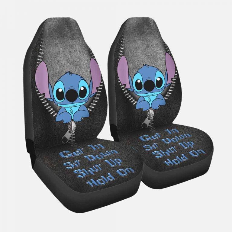 Stitch Get In Sit Down Shut Up Hold On Car Seat Cover 4