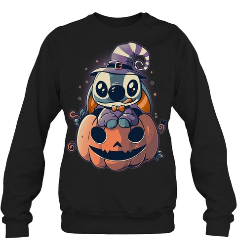 Stitch Witch Halloween Pumpkin Shirt Hoodie3