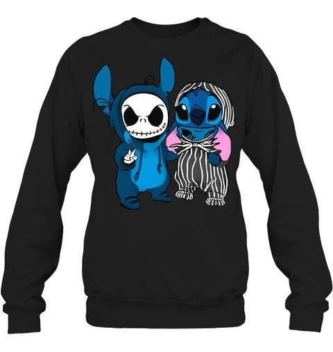 Stitch and Jack Skellington shirt hoodie 4