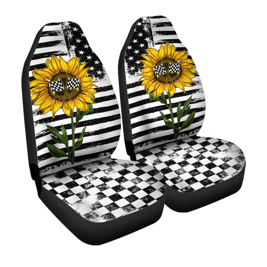 Sunflower Racing Car Seat Cover 2 Sunflower Racing Car Seat Cover 2