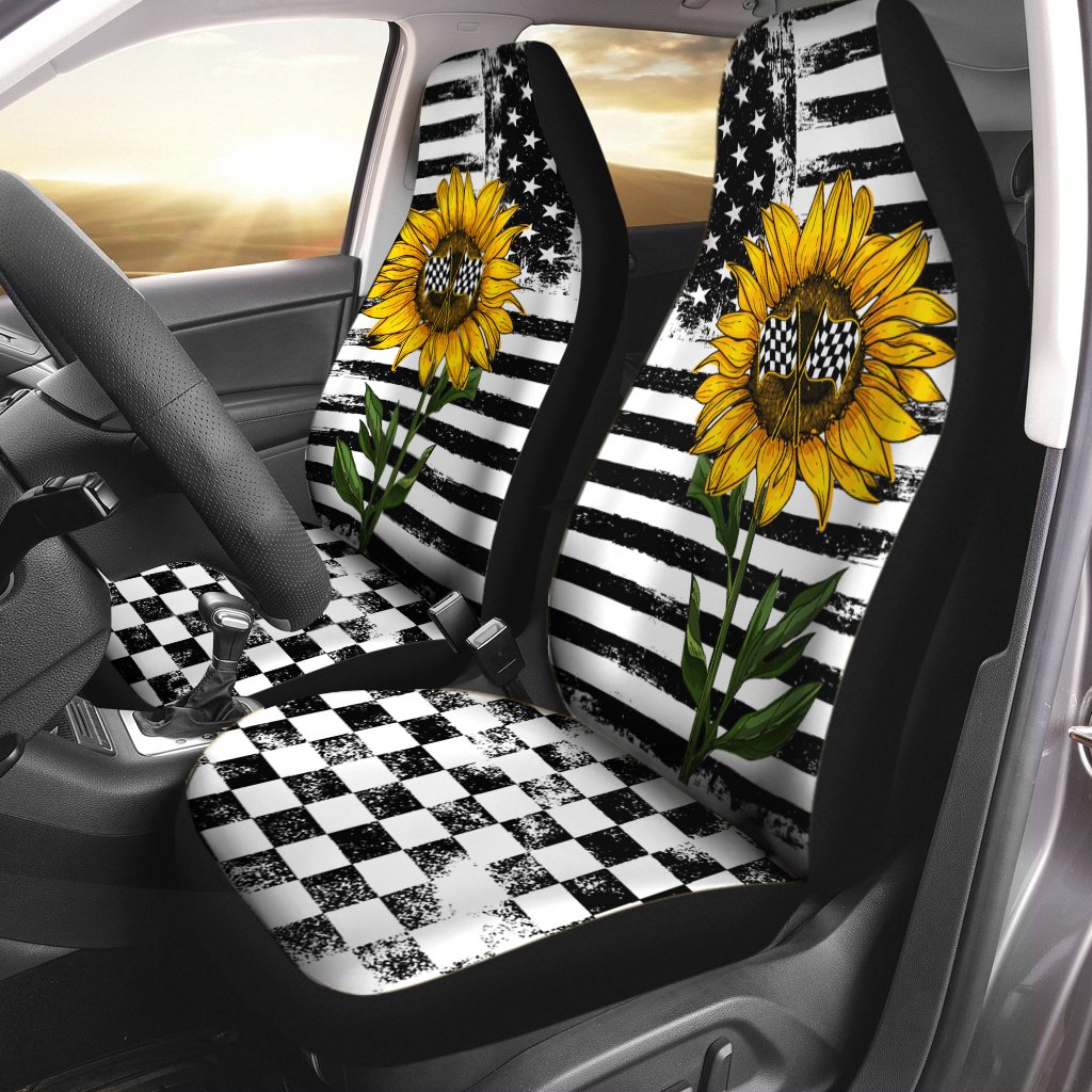 Sunflower Racing Car Seat Cover 4 Sunflower Racing Car Seat Cover 4