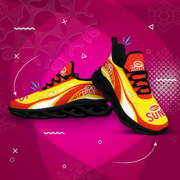 Gold Coast Suns AFL clunky max soul shoes 2.1