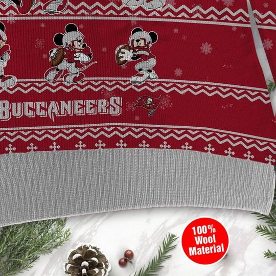 Tampa Bay Buccaneers Mickey Mouse Ugly Sweater 4 Tampa Bay Buccaneers Mickey Mouse Ugly Sweater2