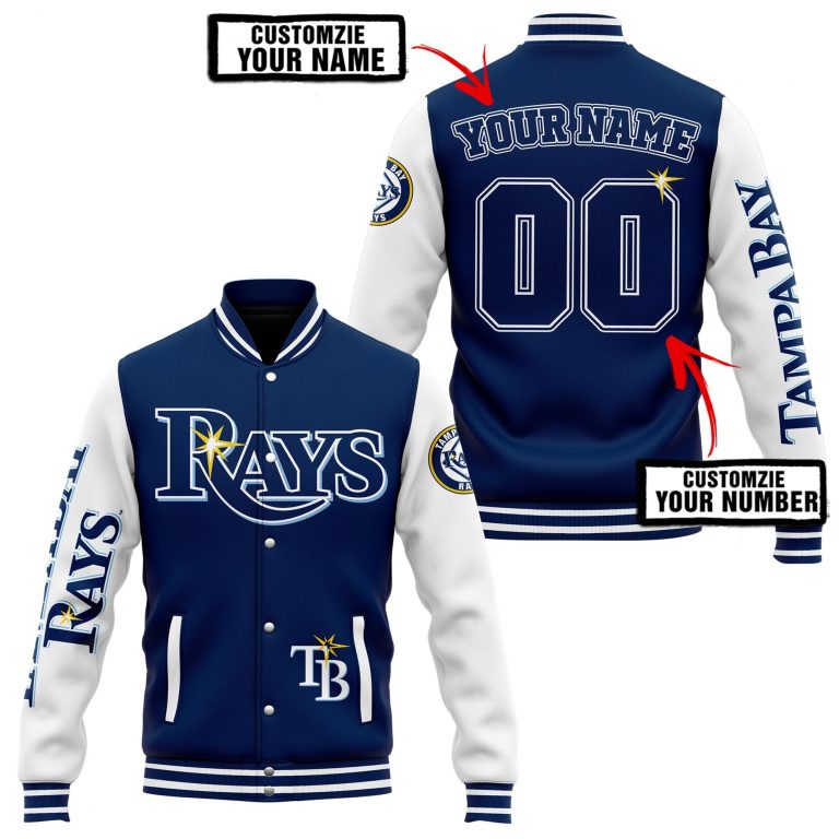 Tampa Bay Rays custom baseball jacket 1