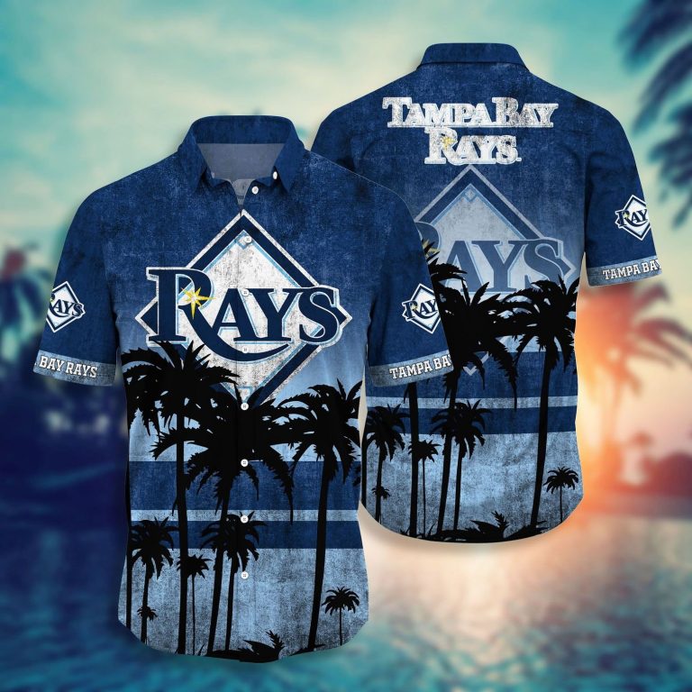 Tampa Bay Rays hawaiian shirt short 3