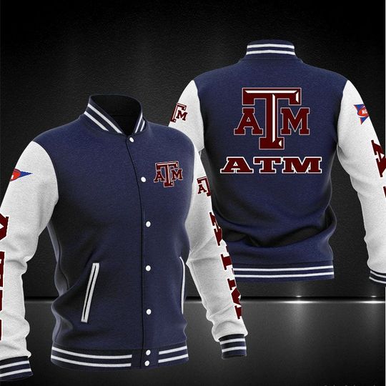 Texas AM Aggies Varsity Baseball Jacket1