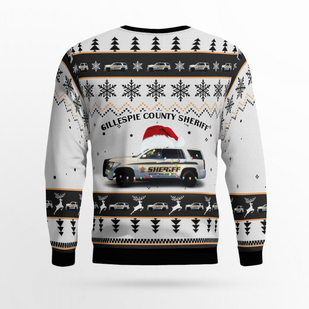 Texas Gillespie County Sheriffs Office Christmas sweater, sweatshirt 3 Texas Gillespie County Sheriffs Office Christmas sweater sweatshirt 2