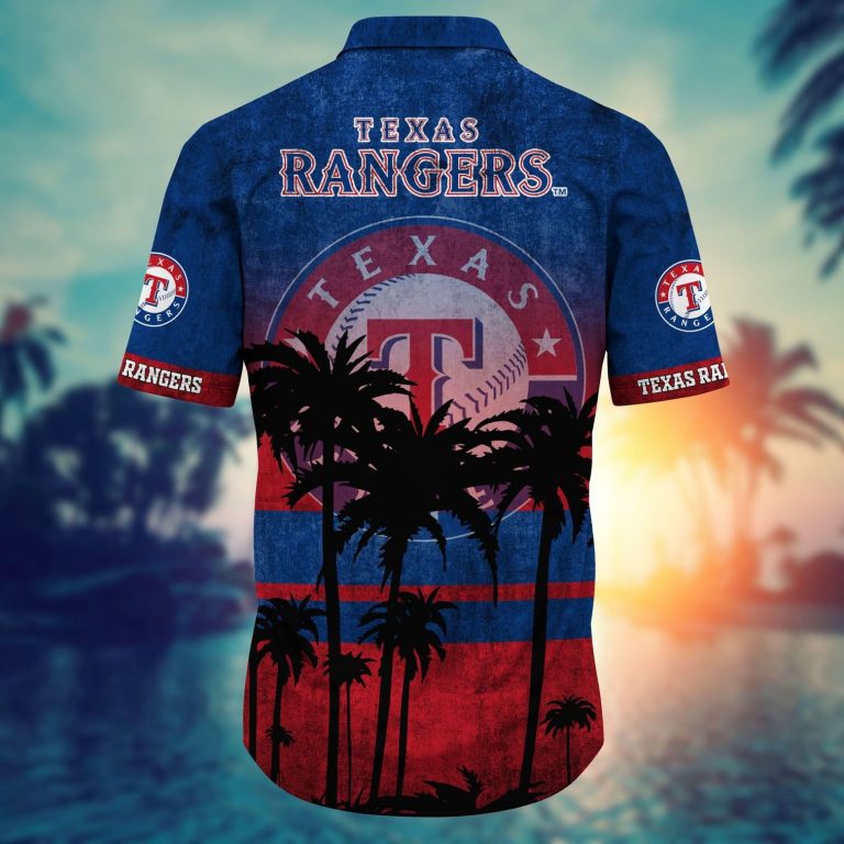 Texas Rangers Tropical Hawaiian Shirt (2) Texas Rangers tropical hawaiian shirt 2