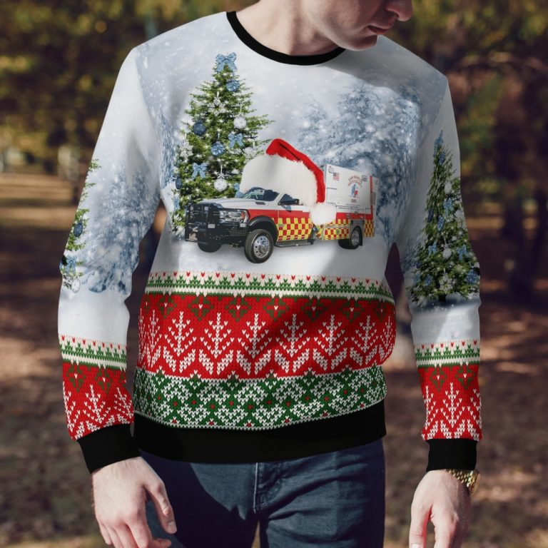 Texas San Marcos Hays County EMS Christmas sweater, sweatshirt 1 Texas San Marcos Hays County EMS Christmas sweater sweatshirt 1