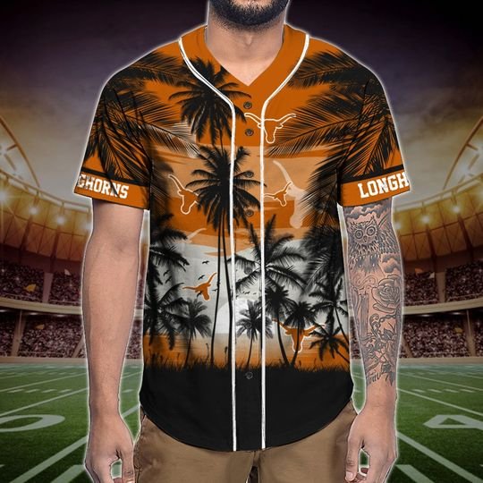 Texas longhorns tropical baseball jersey 4 Texas longhorns tropical baseball jersey3