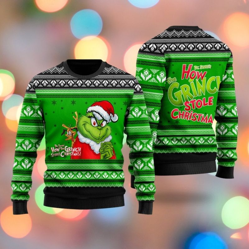 The Grinch Dr Seuss how the Grinch stole Christmas ugly sweater 4 The Grinch Dr Seuss how the Grinch stole Christmas ugly sweater 2