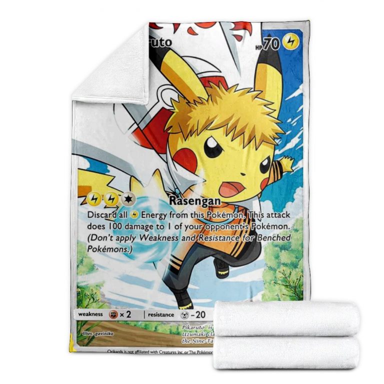 The Seventh Hokage Pikaruto Pokemon Blanket 2 The Seventh Hokage Pikaruto Pokemon blanket 2