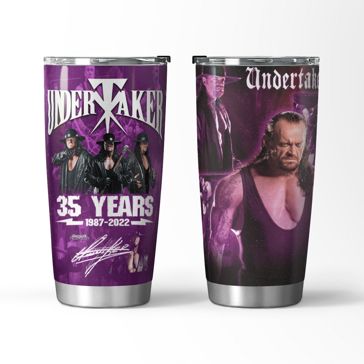 The Undertaker 35 years 1987-2022 tumbler 2 The Undertaker 35 years 1987 2022 tumbler 1