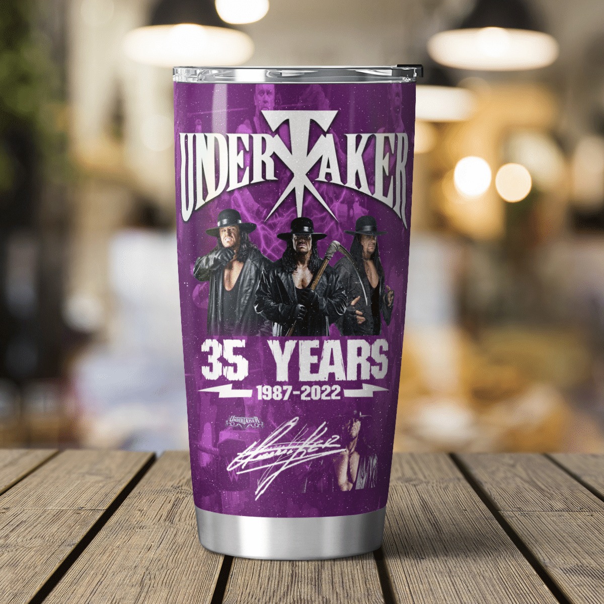 The Undertaker 35 years 1987-2022 tumbler 3 The Undertaker 35 years 1987 2022 tumbler 2