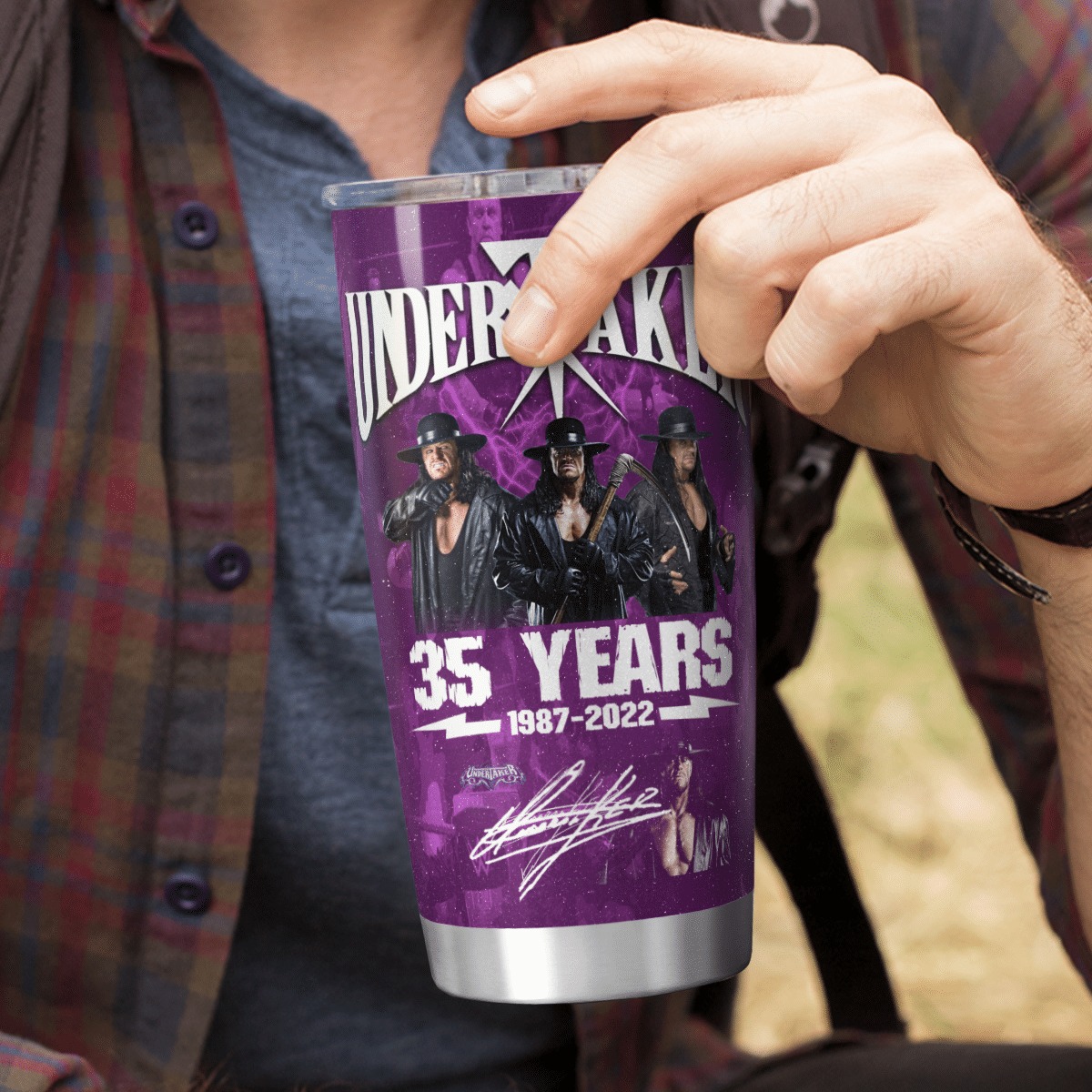 The Undertaker 35 years 1987-2022 tumbler 5 The Undertaker 35 years 1987 2022 tumbler 4
