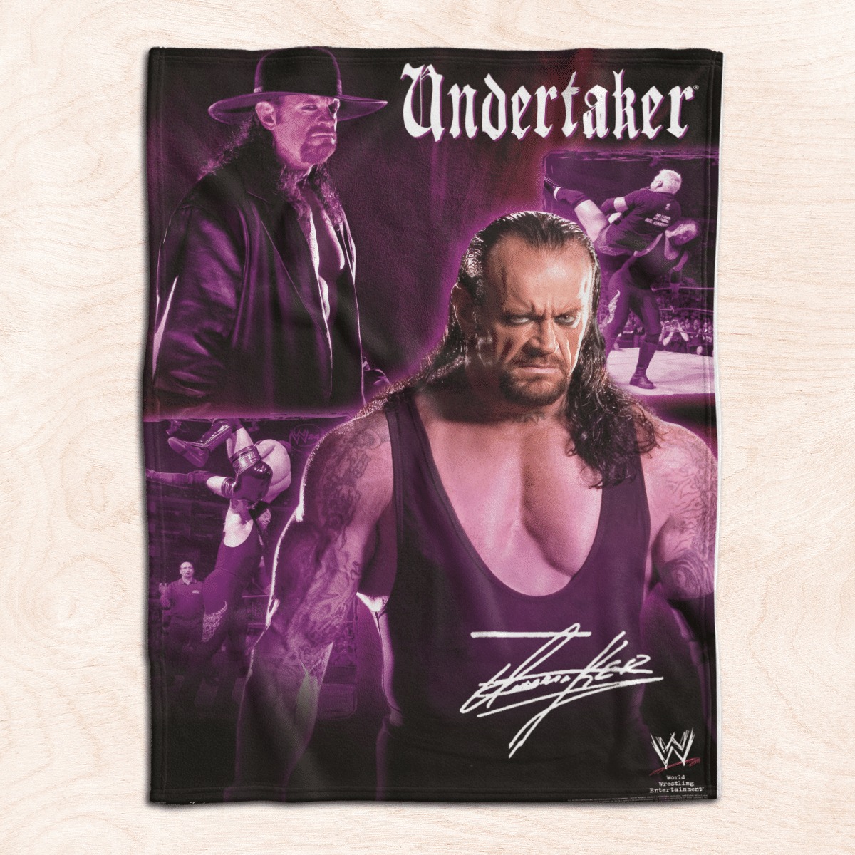 The Undertaker Sherpa fleece blanket 2 The Undertaker Sherpa fleece blanket 1