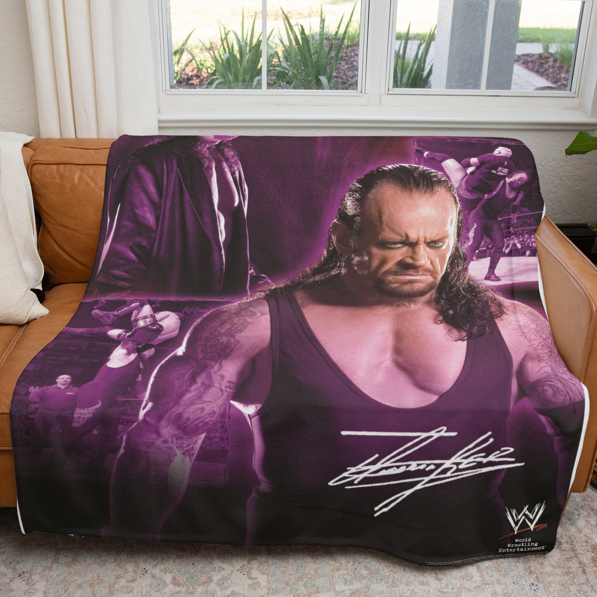 The Undertaker Sherpa fleece blanket 3 The Undertaker Sherpa fleece blanket 2