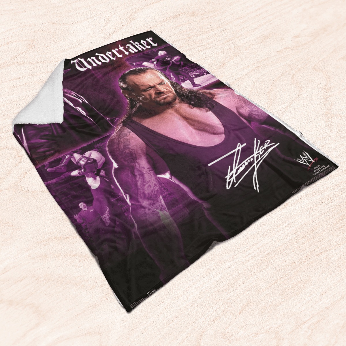 The Undertaker Sherpa fleece blanket 4 The Undertaker Sherpa fleece blanket 3