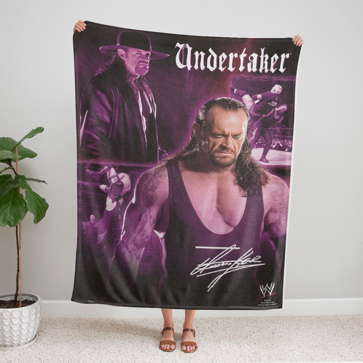 The Undertaker Sherpa fleece blanket