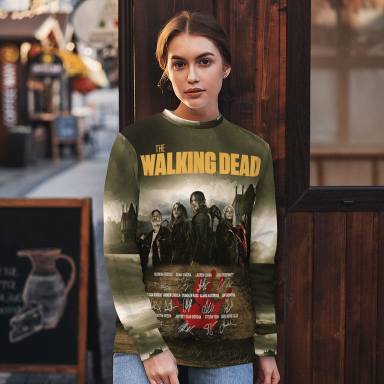 The Walking Dead sign characters 3d hoodie sweatshirt 7