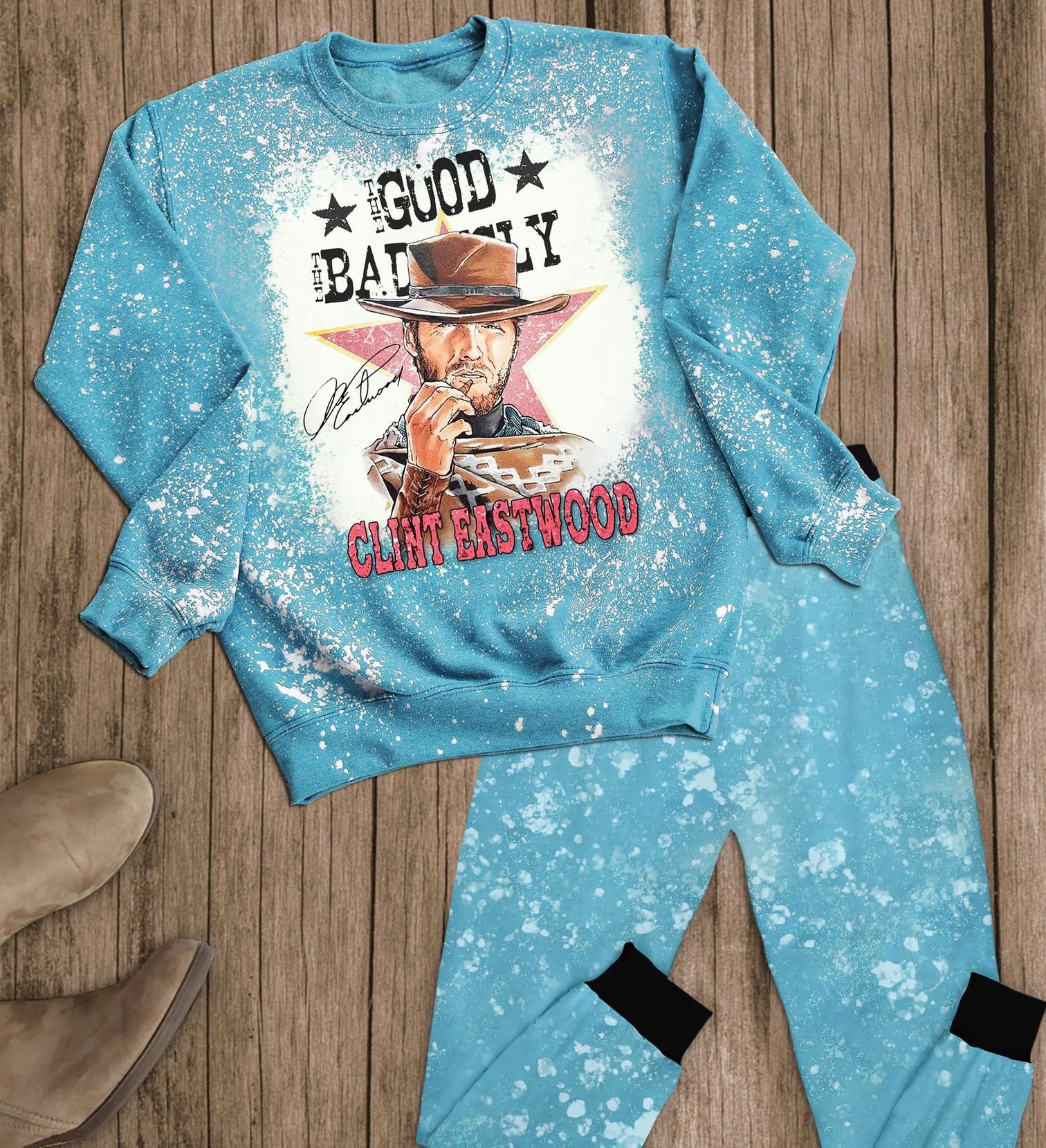The good the bad the ugly Clint Eastwood pajamas set 8 The good the bad the ugly Clint Eastwood pajamas set 1