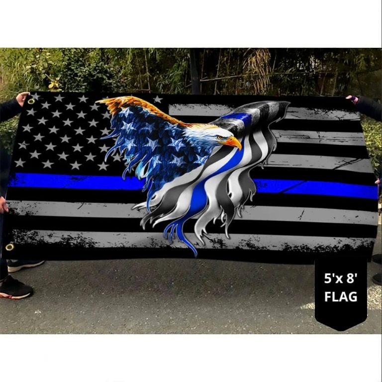 Thin Blue Line American Eagle Flag 2