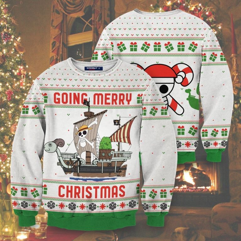 Thousand Sunny One Piece Going Merry Christmas sweater sweatshirt 2
