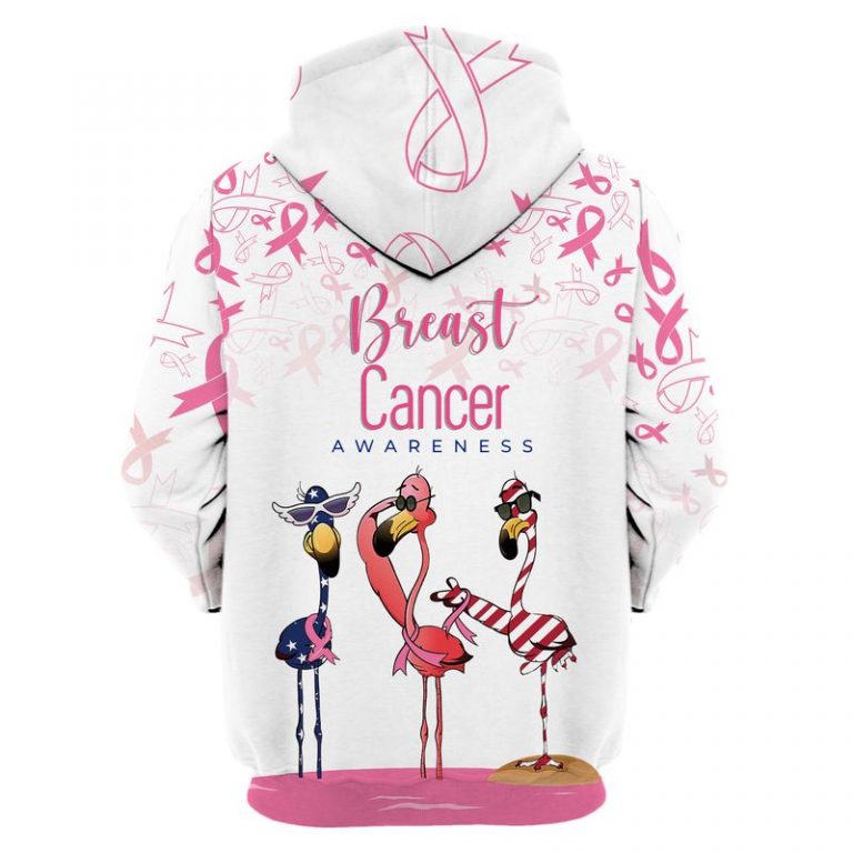 Three Flamingo Breast Cancer Awareness 3d shirt, hoodie 2 Three Flamingo Breast Cancer Awareness 3d shirt hoodie 2