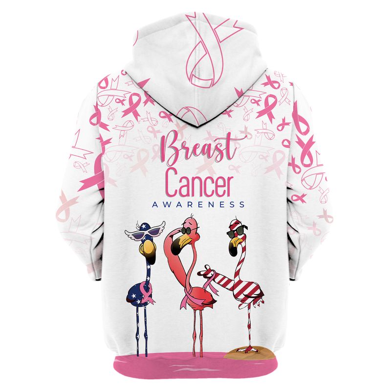 Three Flamingo Breast Cancer Awareness 3d shirt, hoodie 5 Three Flamingo Breast Cancer Awareness 3d shirt hoodie 2
