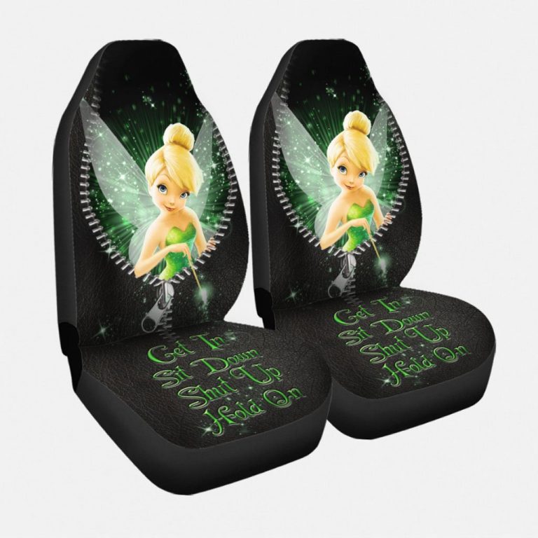 Tinker Bell Get In Sit Down Shut Up Hold On Car Seat Cover 4