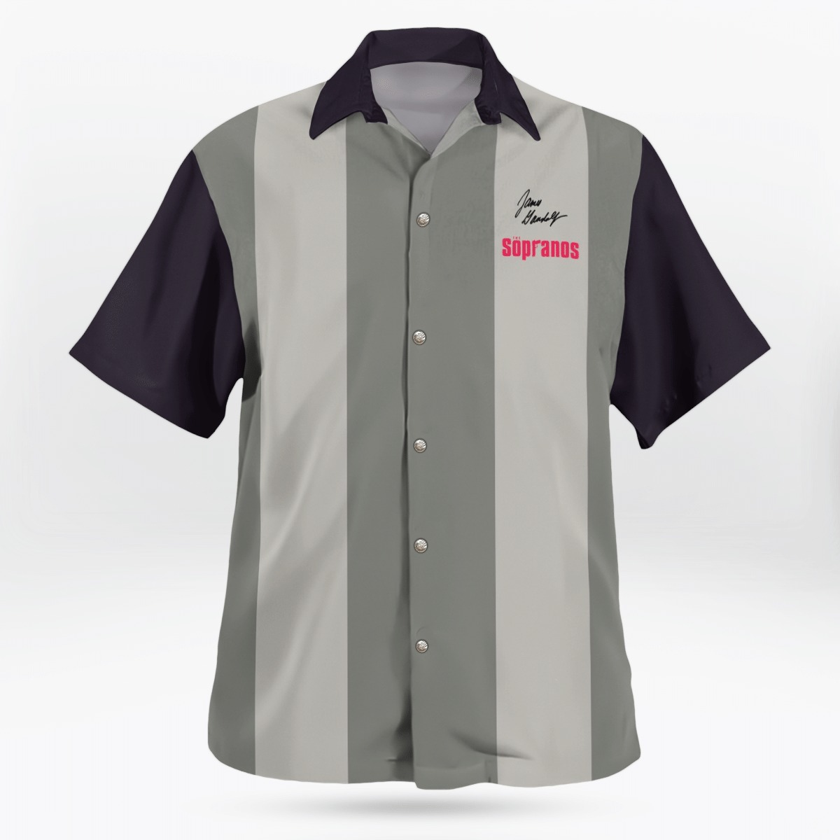 Tony Sopranos bowling Hawaiian shirt 4 Tony Sopranos bowling Hawaiian shirt 1