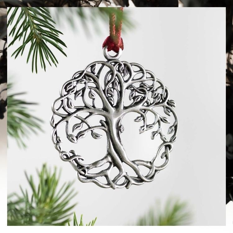 Tree of life Christmas hanging ornament 3 Tree of life Christmas hanging ornament 1