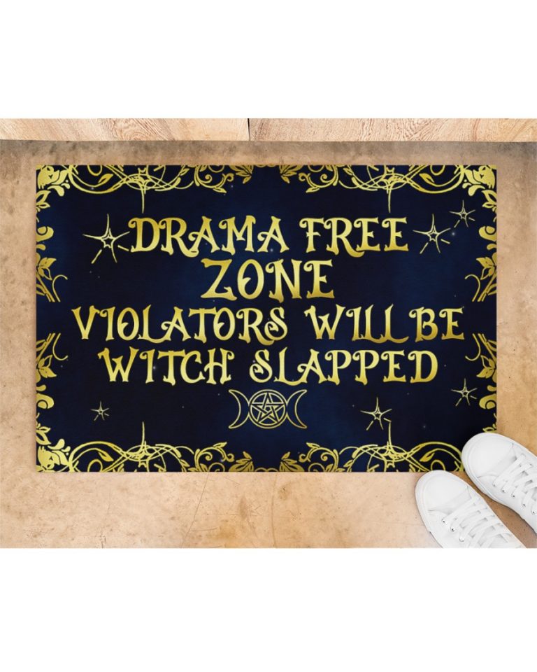 Tripple moon Witch Drama free zone violators will be witch slapped doormat 2