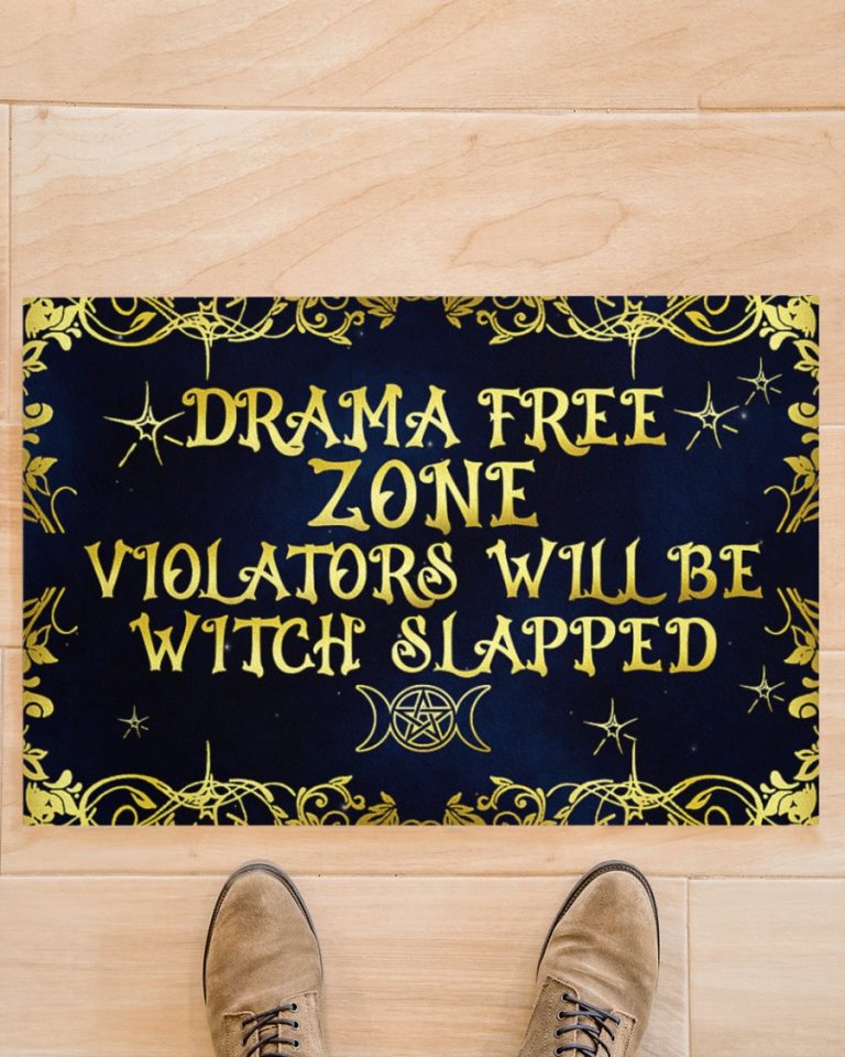 Tripple moon Witch Drama free zone violators will be witch slapped doormat 5