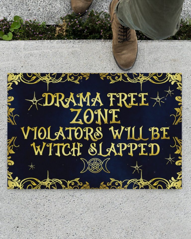 Tripple moon Witch Drama free zone violators will be witch slapped doormat 6