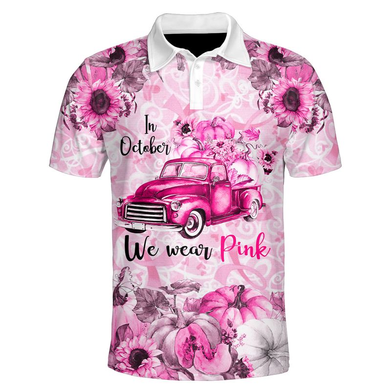 Truck pumpkin flowers In October We Wear Pink Breast Cancer 3d shirt, hoodie 3 Truck pumpkin flowers In October We Wear Pink Breast Cancer 3d shirt hoodie 6