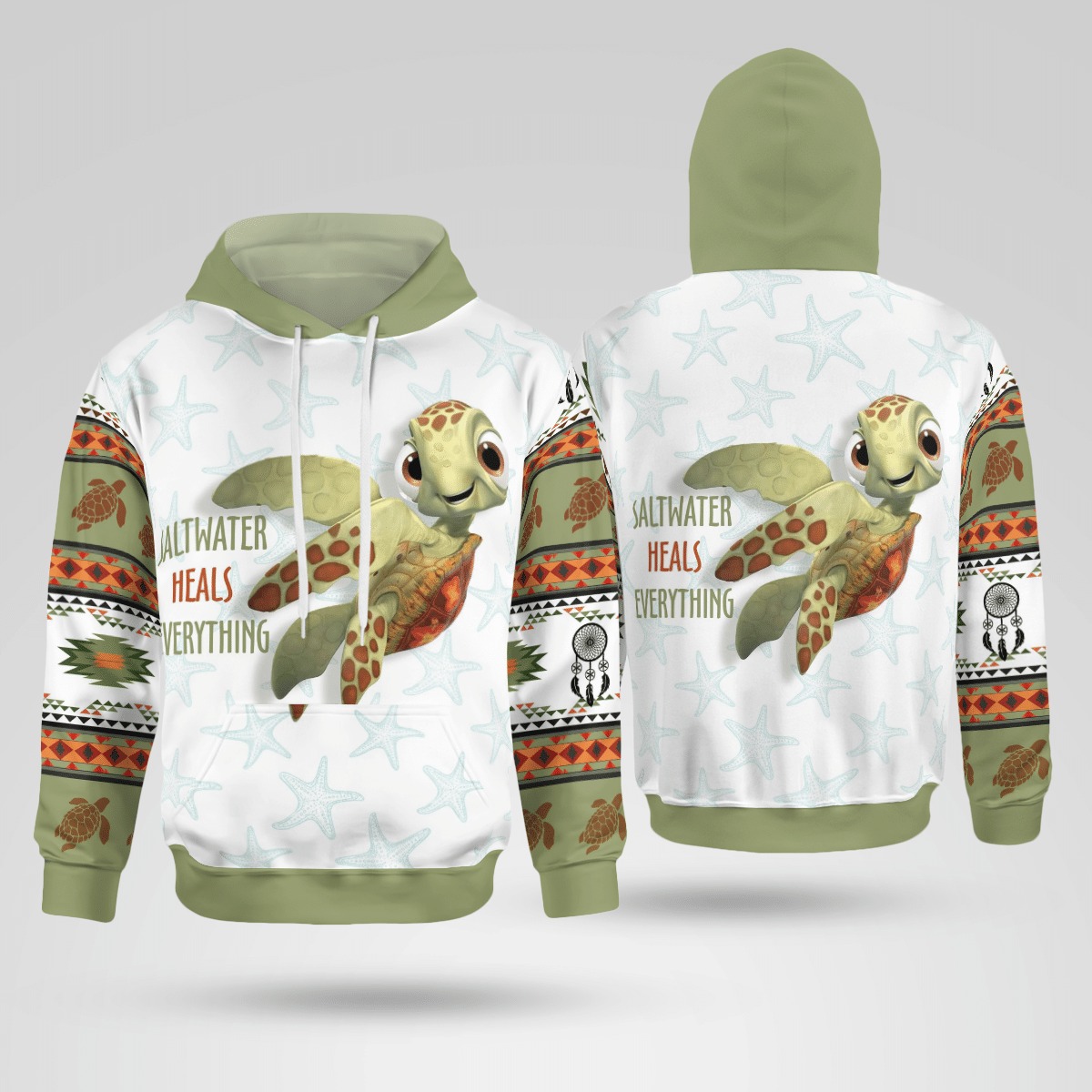 Turtles saltwater heals everything 3d hoodie, sweatshirt 6 Turtles saltwater heals everything 3d hoodie sweatshirt 2 2
