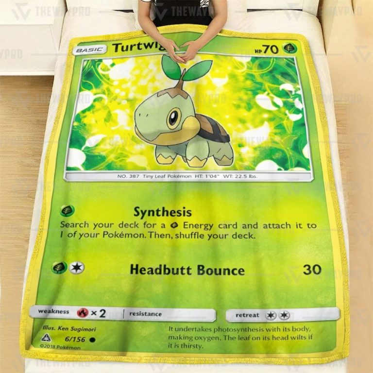 Turtwig Pokemon blanket 1