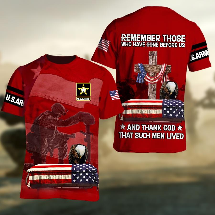 US Army Military Eagle remember those who have gone before us 3d shirt 4 US Army Military Eagle remember those who have gone before us 3d shirt