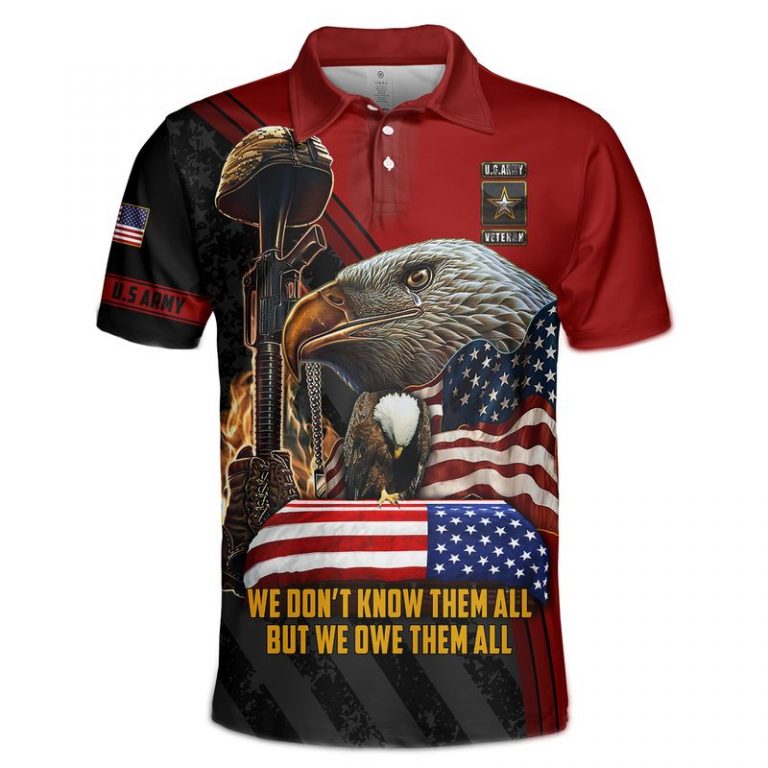 US Army veteran eagle we dont know them all but we owe them all 3d shirt hoodie 6