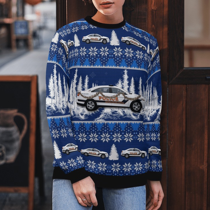 US Capitol Police car ugly christmas sweater 5