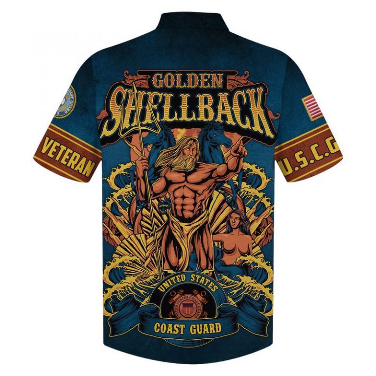 US Coast guard golden shellback Poseidon 3d shirt, hoodie (2) US Coast guard golden shellback Poseidon 3d shirt hoodie 2