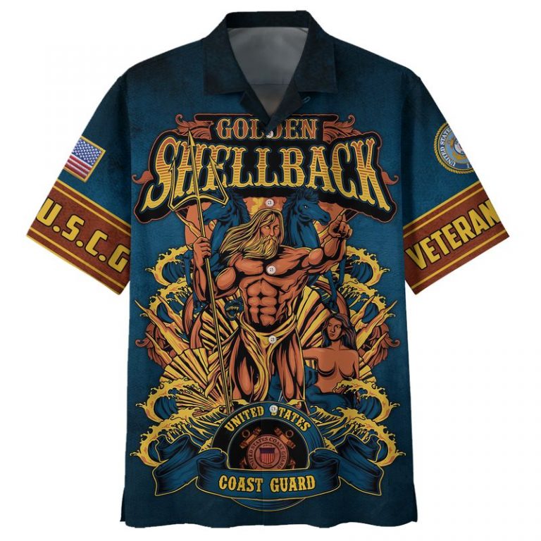 US Coast guard golden shellback Poseidon 3d shirt, hoodie (3) US Coast guard golden shellback Poseidon 3d shirt hoodie 3