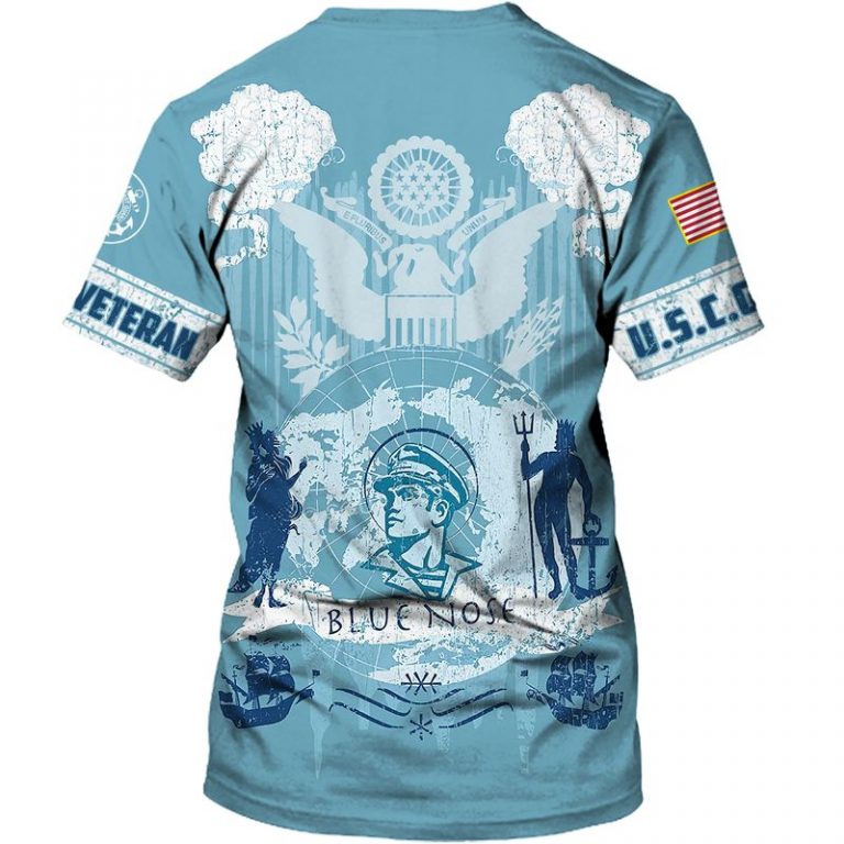 US Coast guard veteran blue nose 3d shirt hoodie 7