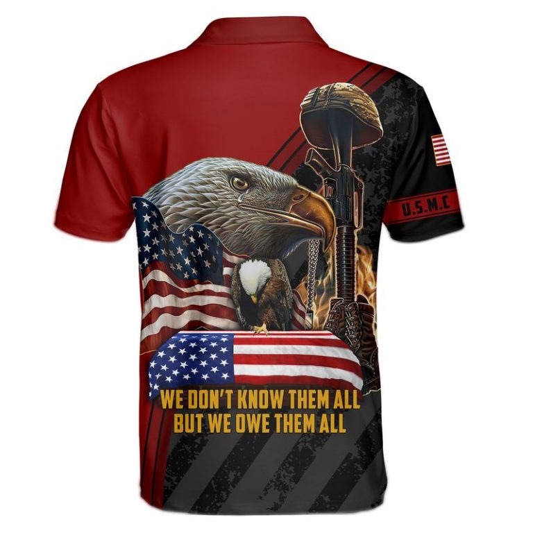 US marine veteran eagle we dont know them all but we owe them all 3d shirt hoodie 7