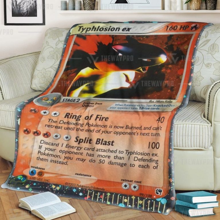 Typhlosion EX Pokemon Blanket 1 Typhlosion EX Pokemon blanket 1