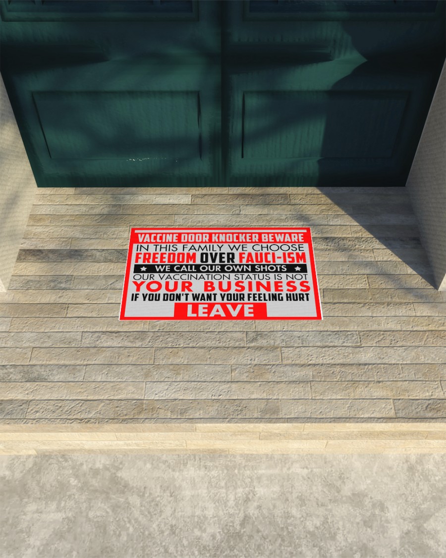 Vaccine door knocker beware If you don't want your feeling hurt leave doormat 5 Vaccine door knocker beware If you dont want your feeling hurt leave doormat 4