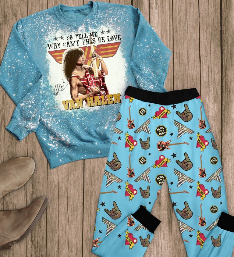 Van Halen so tell me why cant this be love pajamas set