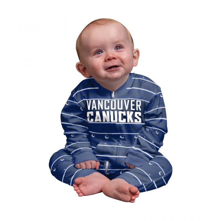 Vancouver Canucks NHL pajamas set 5