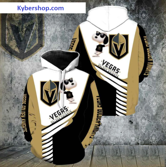 Vegas golden knights snoopy 3d hoodie